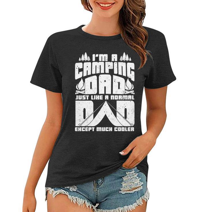 Camping Dad Tshirt Women T-shirt