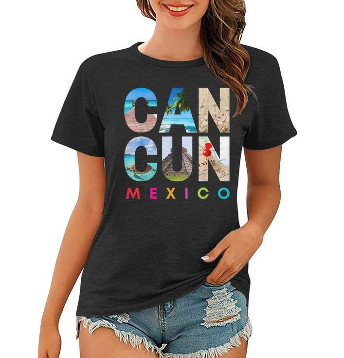 Cancun Mexico 2022 Vacation Beach Matching Family Group Women T-shirt