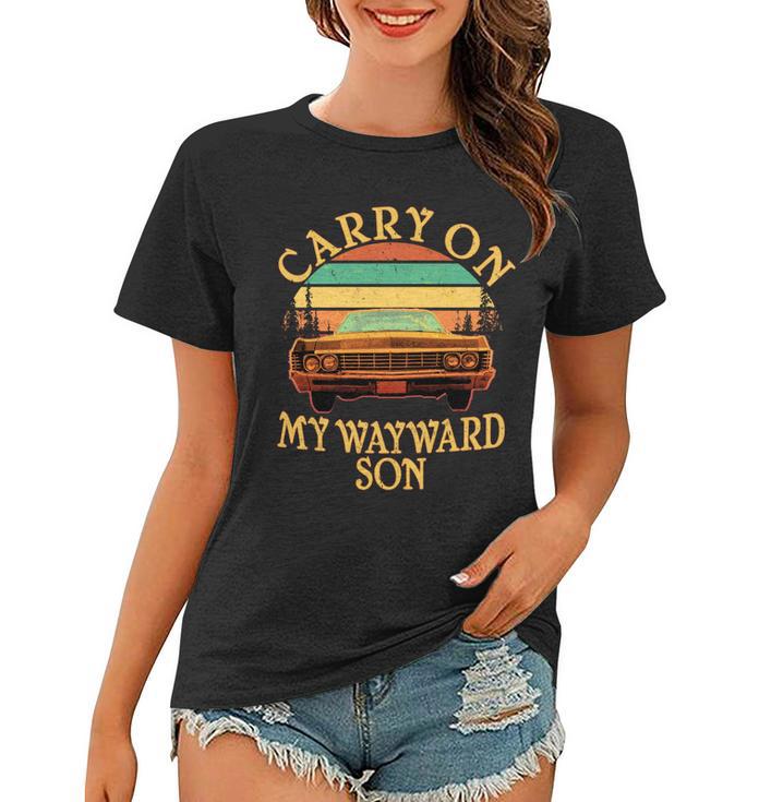 Carry On My Wayward Son Tshirt Women T-shirt