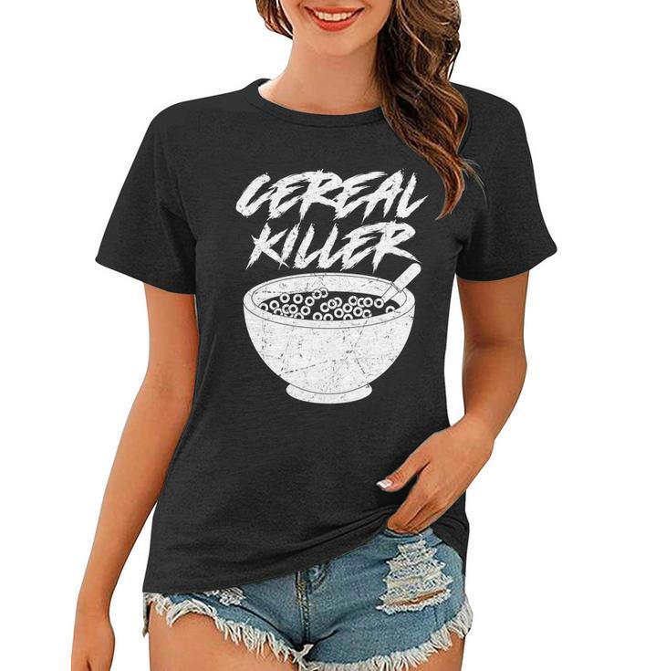 Cereal Killer Funny Halloween Distressed Tshirt Women T-shirt