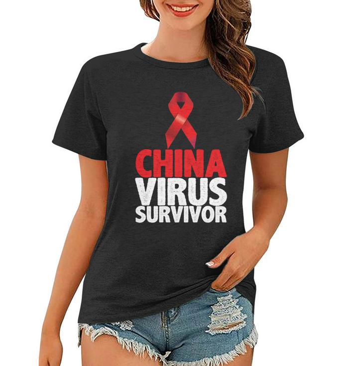 China Virus Survivor Tshirt Women T-shirt
