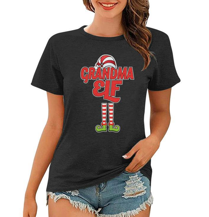 Christmas Grandma Elf Tshirt Women T-shirt