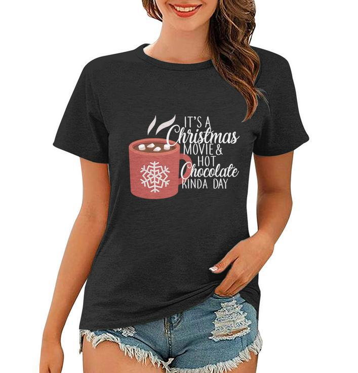 Christmas  Movie And Hot Chocolate Women T-shirt