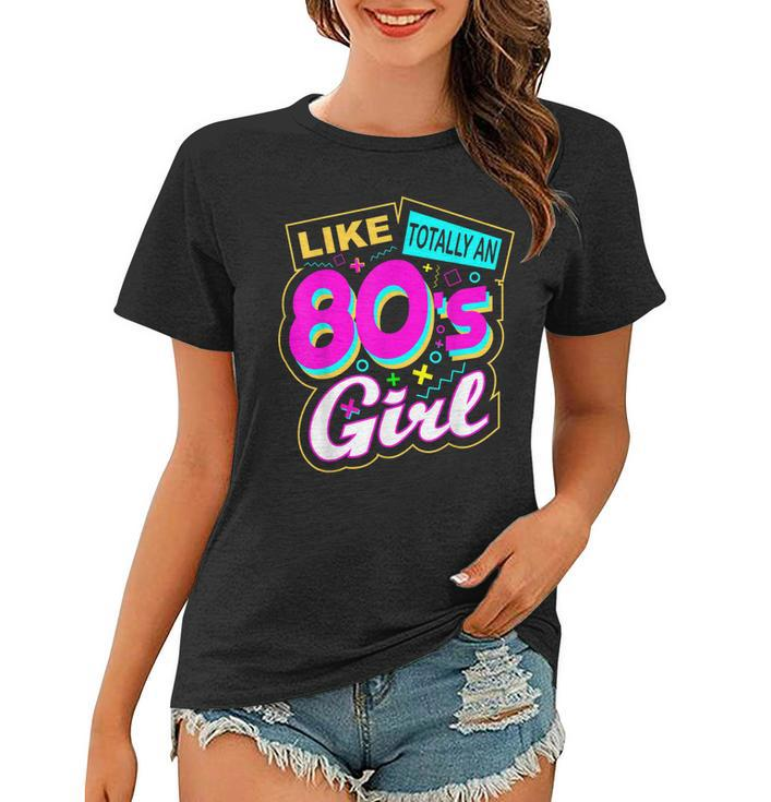 Cool 80S Girl Retro Fashion Throwback Culture Party Lover  Women T-shirt
