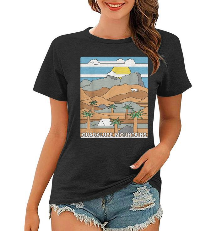Daytime El Capitan Guadalupe Mountains National Park Texas  Women T-shirt