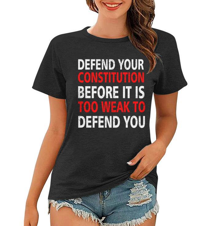 Defend Your Constitution Women T-shirt