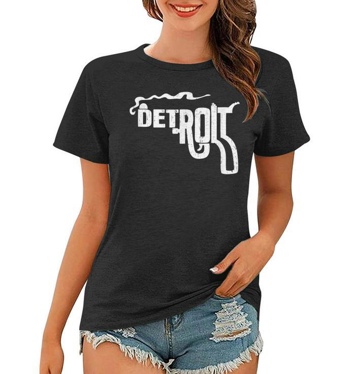 Detroit Smoking Gun Vintage  Women T-shirt