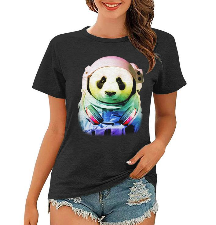 Dj Panda Astronaut Women T-shirt