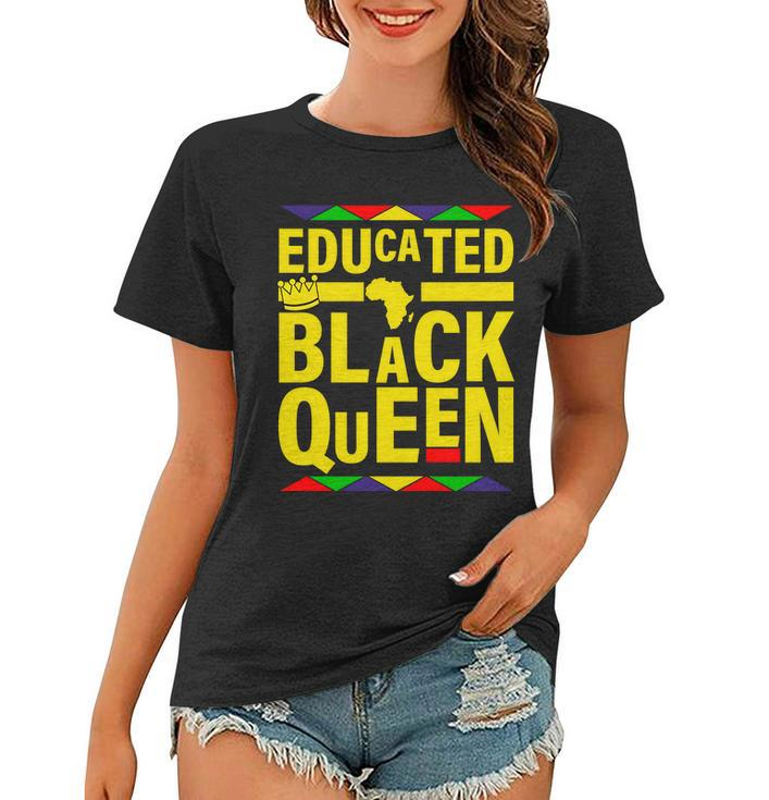 Educated Black Queen Tshirt Women T-shirt