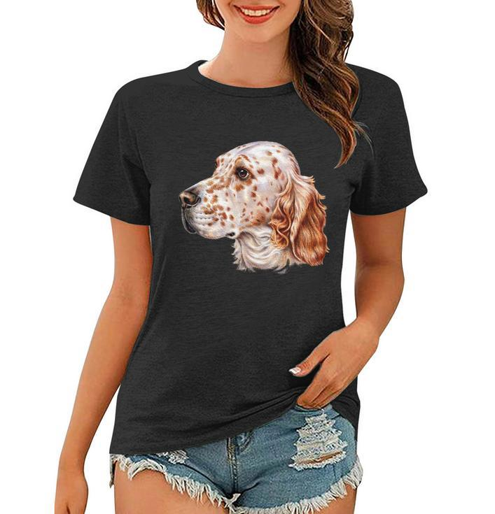 English Setter Dog Tshirt Women T-shirt
