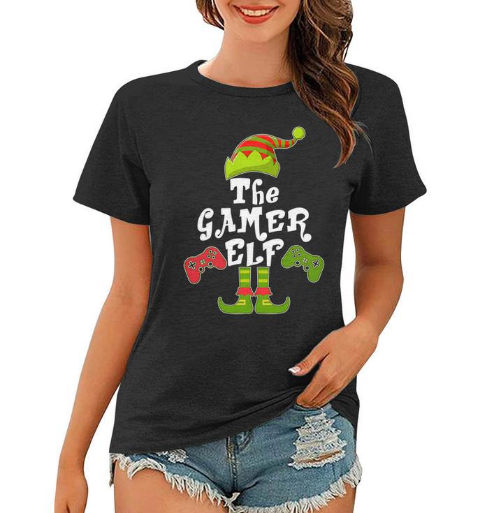 Family Matching Christmas The Gamer Elf Tshirt Women T-shirt