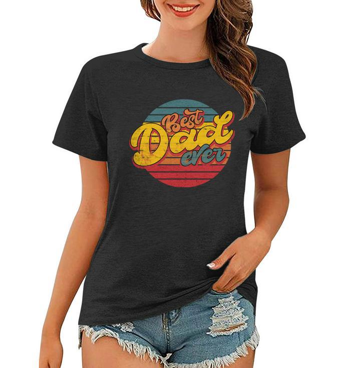 Fathers Day Best Fathers Day Design Ever Graphic Design Printed Casual Daily Basic Women T-shirt