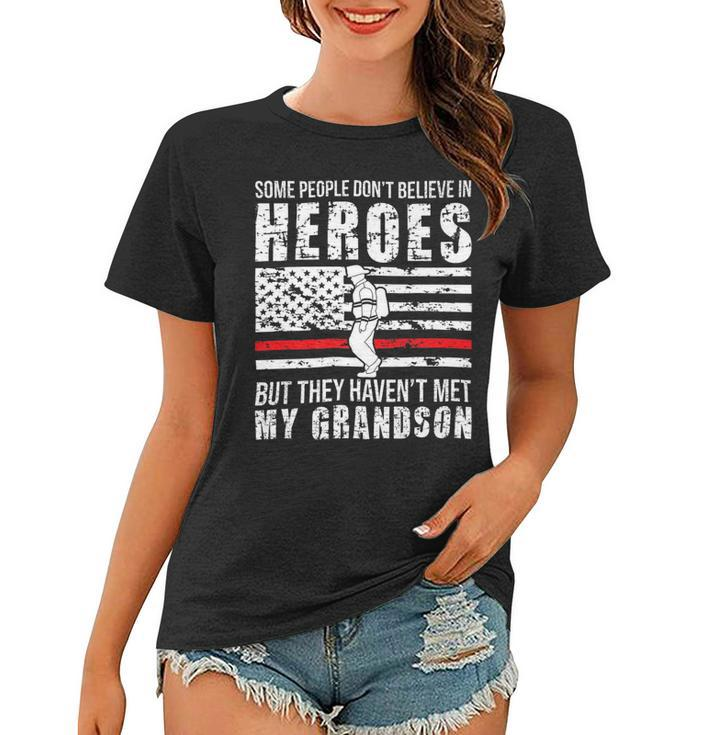 Firefighter Proud Fireman Grandpa Of A Firefighter Grandpa Women T-shirt