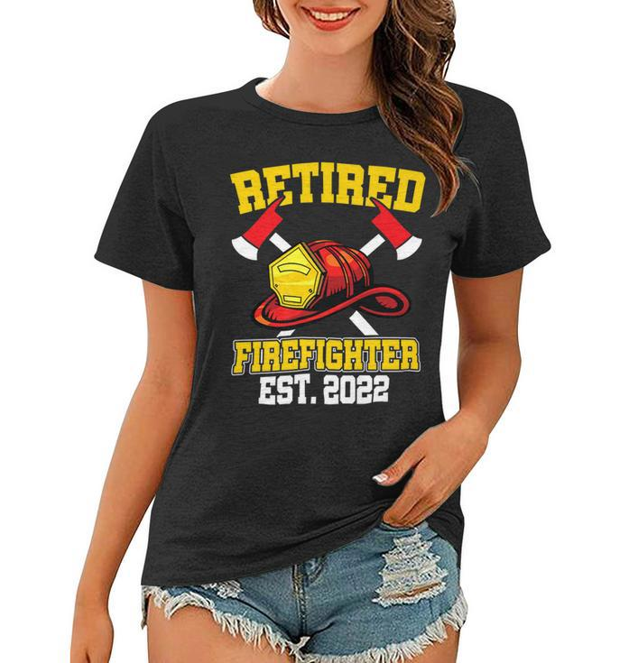 Firefighter Retired Firefighter Profession Hero V2 Women T-shirt