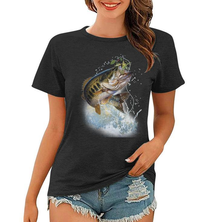 Fish And Hook Tshirt Women T-shirt