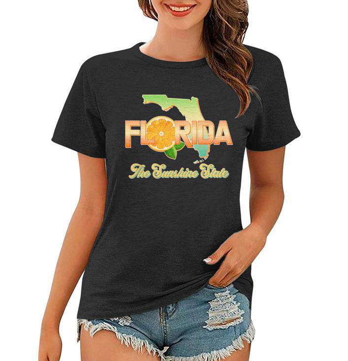 Florida The Sunshine State Orange Logo Women T-shirt