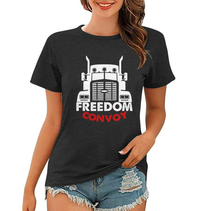 Freedom Convoy Support Truckers Tshirt Women T-shirt