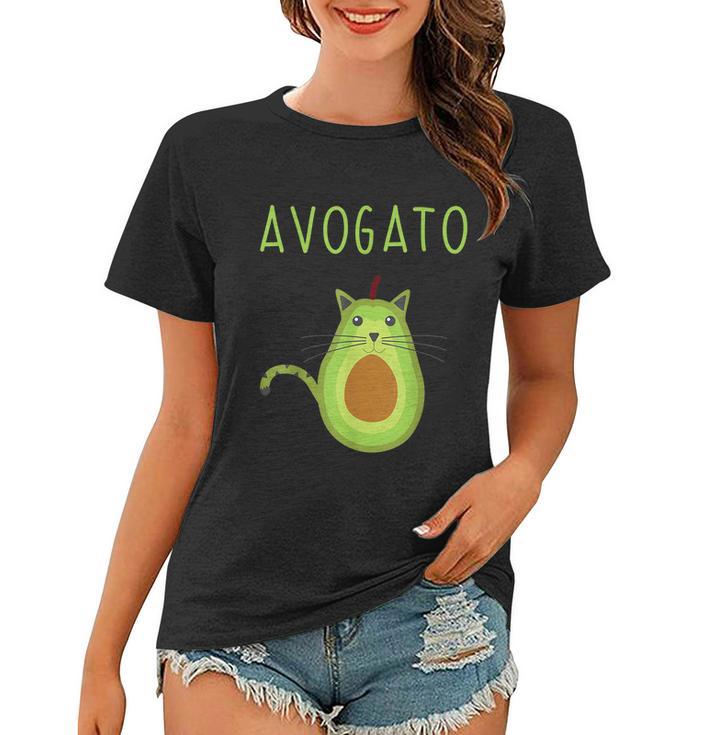 Funny Avogato Cinco De Mayo Gift Cinco De Meow Cat Avocado Gift Women T-shirt