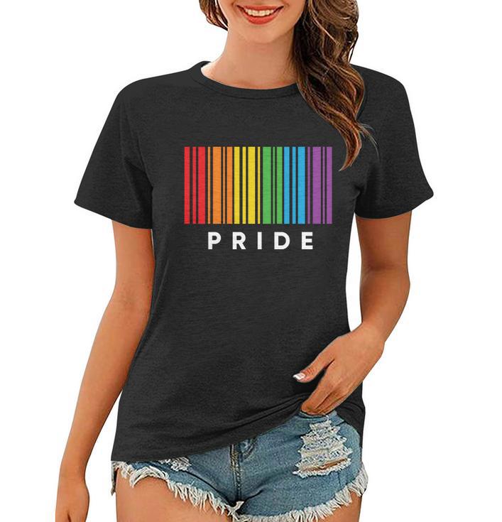 Funny Barcode Gay Pride Lgbt Awareness Pride Month Women T-shirt