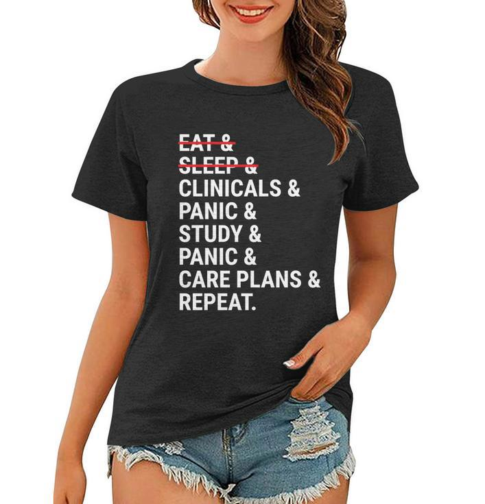 Funny Nursing School Student Nurse Gift Women T-shirt