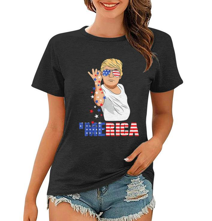Funny Trump Salt Merica Freedom 4Th Of July Tshirt Gifts Women T-shirt