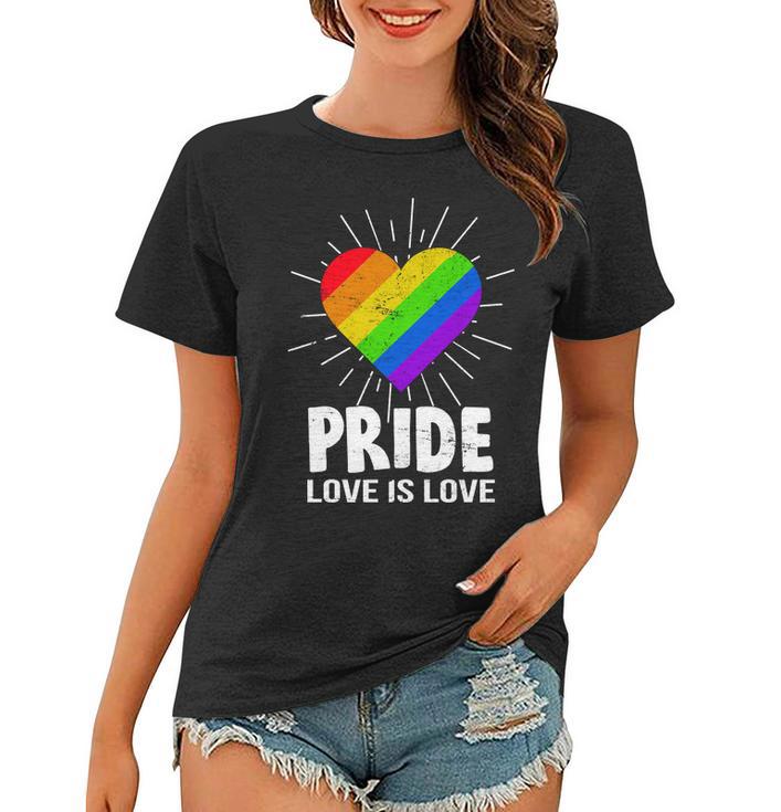 Gay Pride Love Is Love Lgbt Women T-shirt