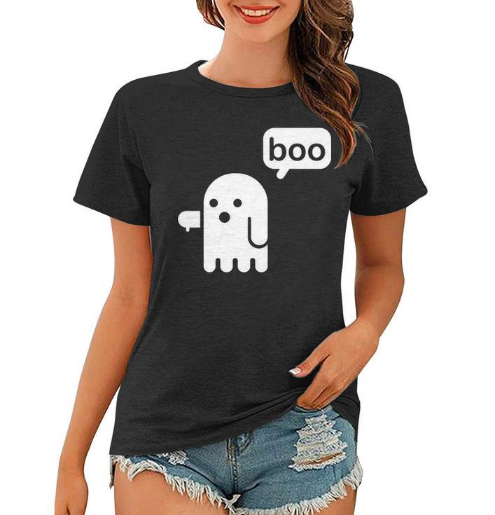 Ghost Boo Thumbs Down Women T-shirt