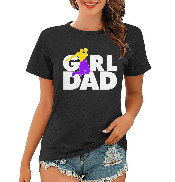 Girl Dad Dunking Tribute Tshirt Women T-shirt