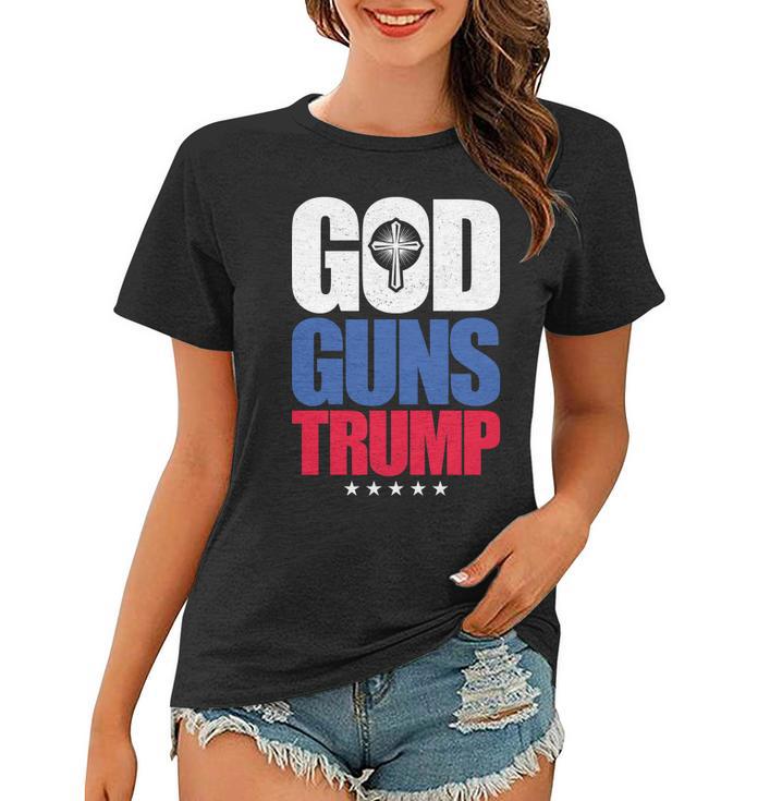 God Guns & Donald Trump V2 Women T-shirt