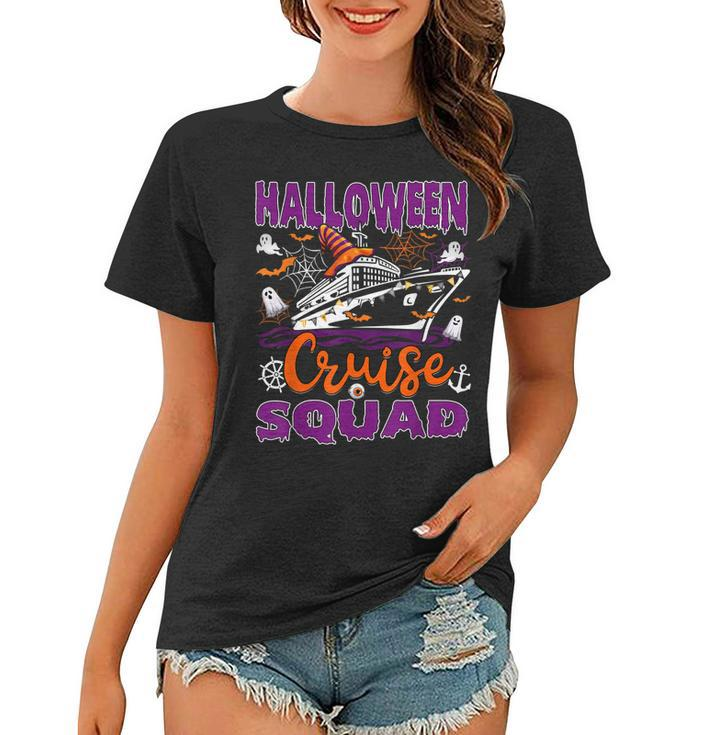 Halloween Cruise Squad Cruising Crew Spooky Season  Women T-shirt