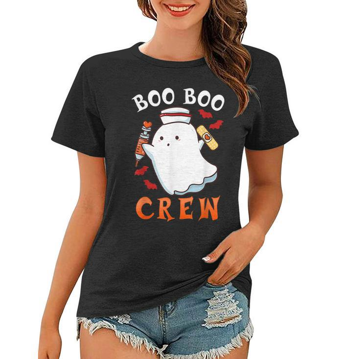 Halloween Nurse Boo Boo Crew  Women T-shirt