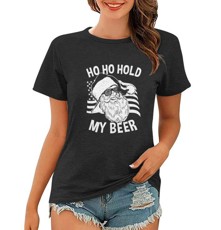 Happy Christmas In July For Hipster Santa Ho Ho Women T-shirt