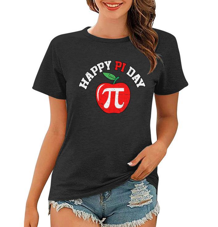 Happy Pi Day Teachers Apple Women T-shirt