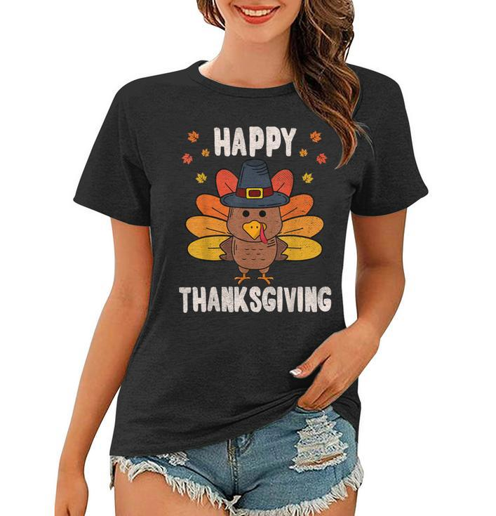 Happy Thanksgiving 2021 Funny Turkey Day Autumn Fall Season  V2 Women T-shirt