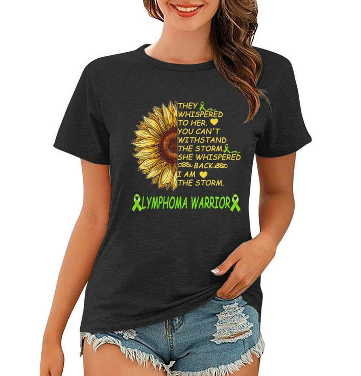 I Am The Storm Lymphoma Warrior Women T-shirt