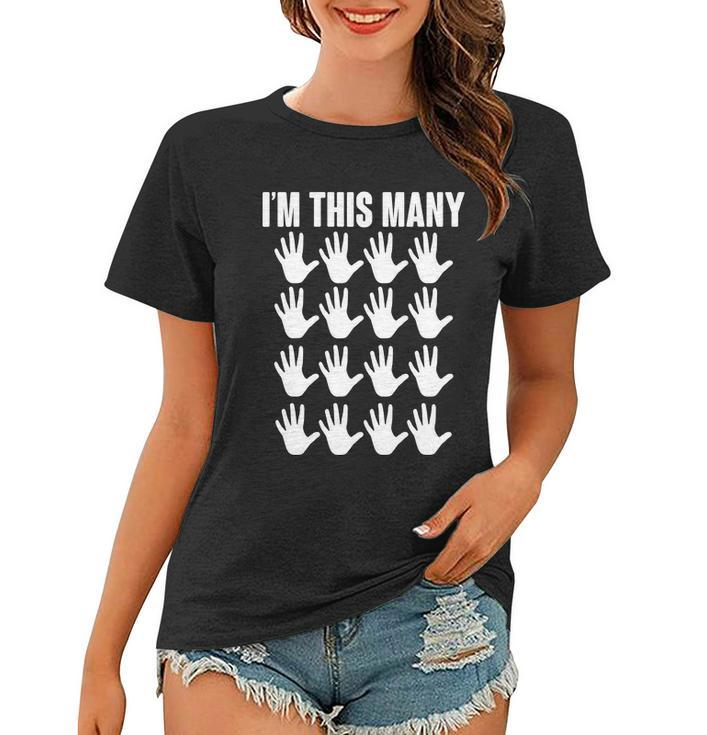 Im This Many - 80Th Birthday Women T-shirt