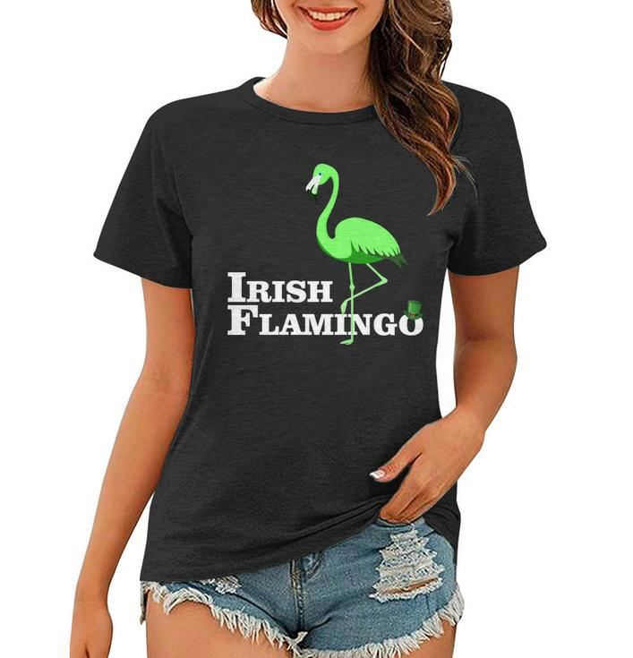 Irish Flamingo Tshirt Women T-shirt
