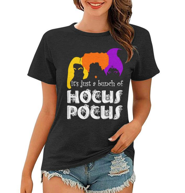 Its Just A Bunch Of Hocus Pocus Halloween Tshirt Women T-shirt