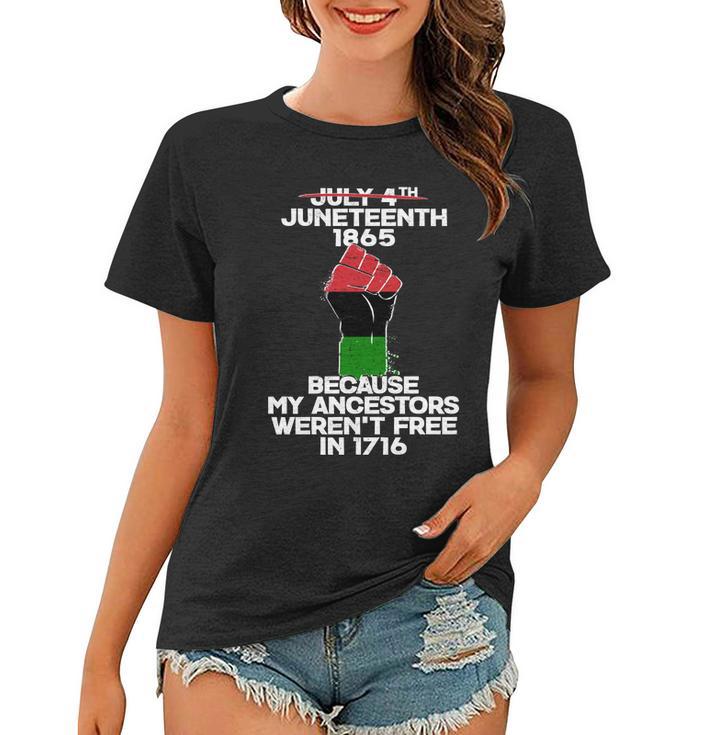 Juneteenth 1865 American African Freedom Day Women T-shirt