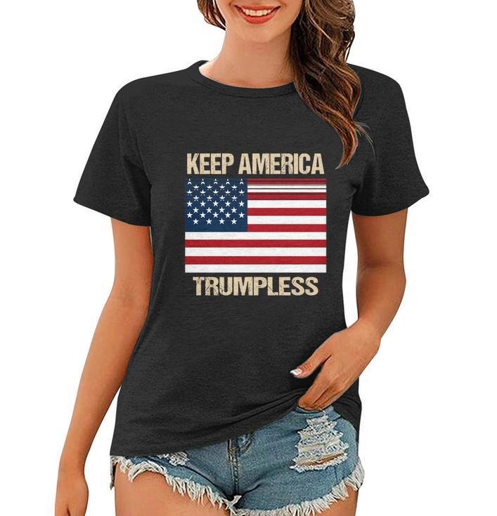 Keep America Trumpless Gift V9 Women T-shirt