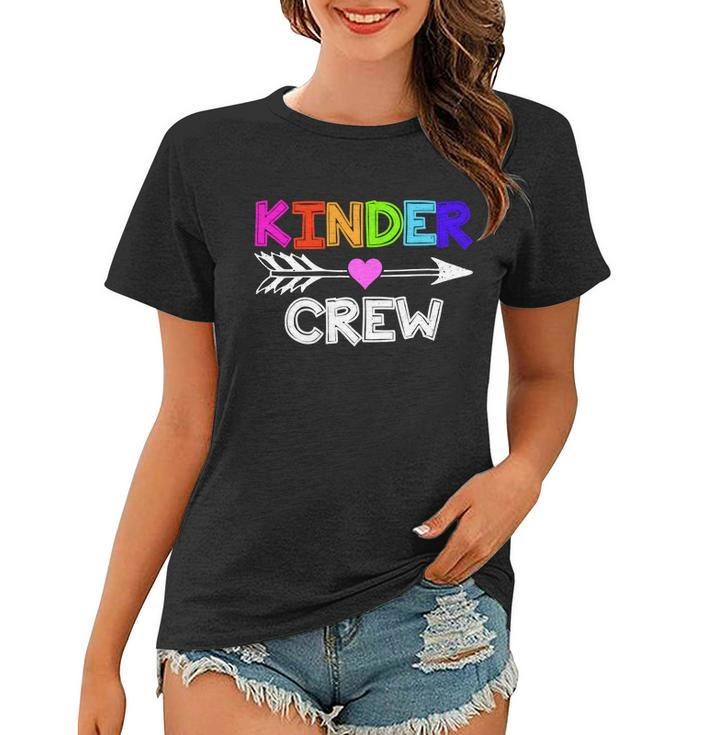 Kinder Crew Kindergarten Teacher Tshirt Women T-shirt
