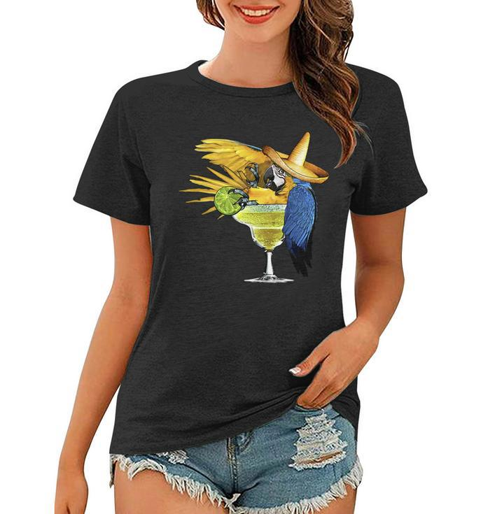 Margarita Parrot Tshirt Women T-shirt