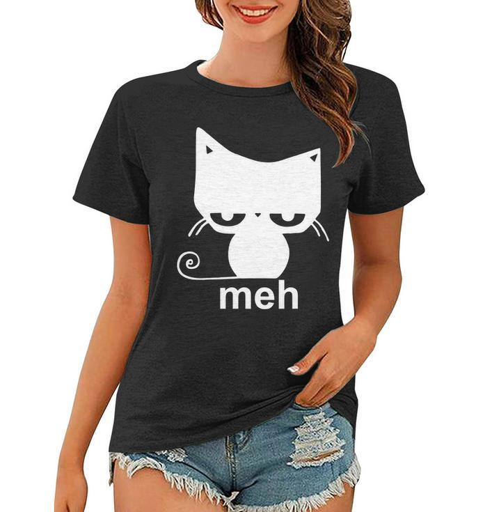 Meh Cat Funny Meme Women T-shirt