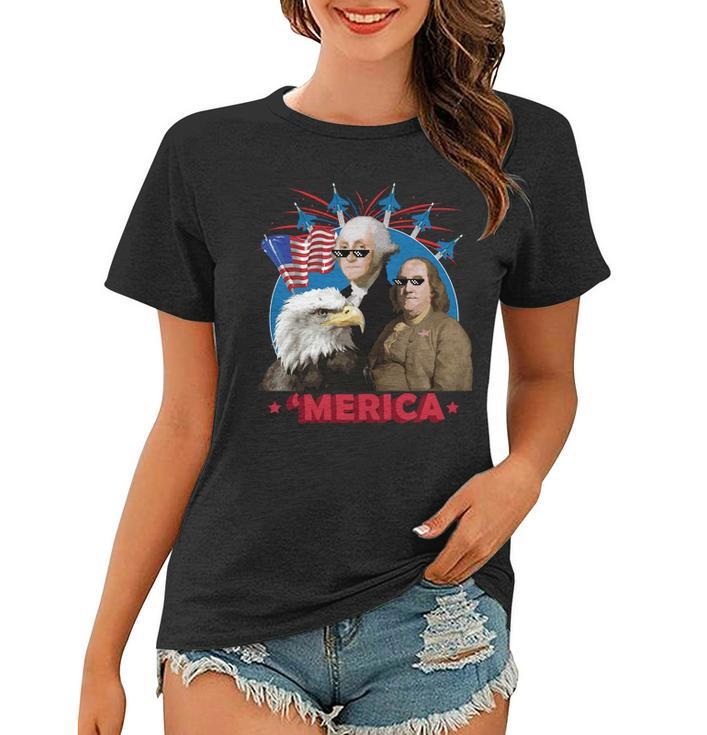 Merica Patriotic Party Women T-shirt