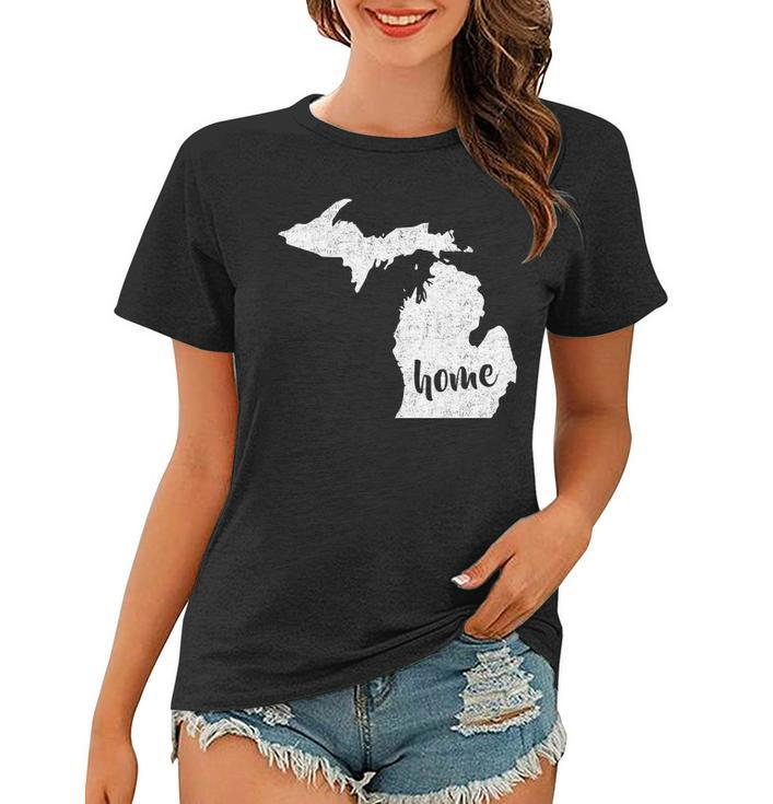Michigan Home State Tshirt Women T-shirt
