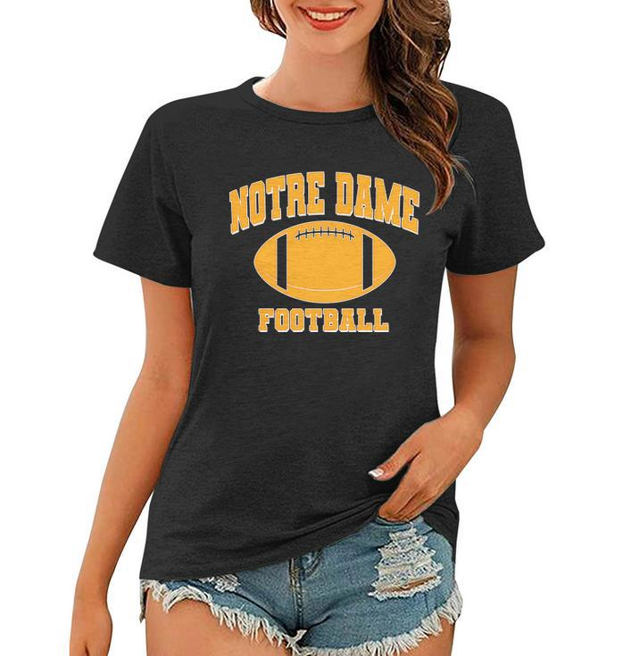 Notre Dame Football Fan Women T-shirt