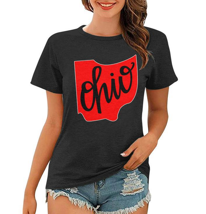 Ohio Outline State Women T-shirt