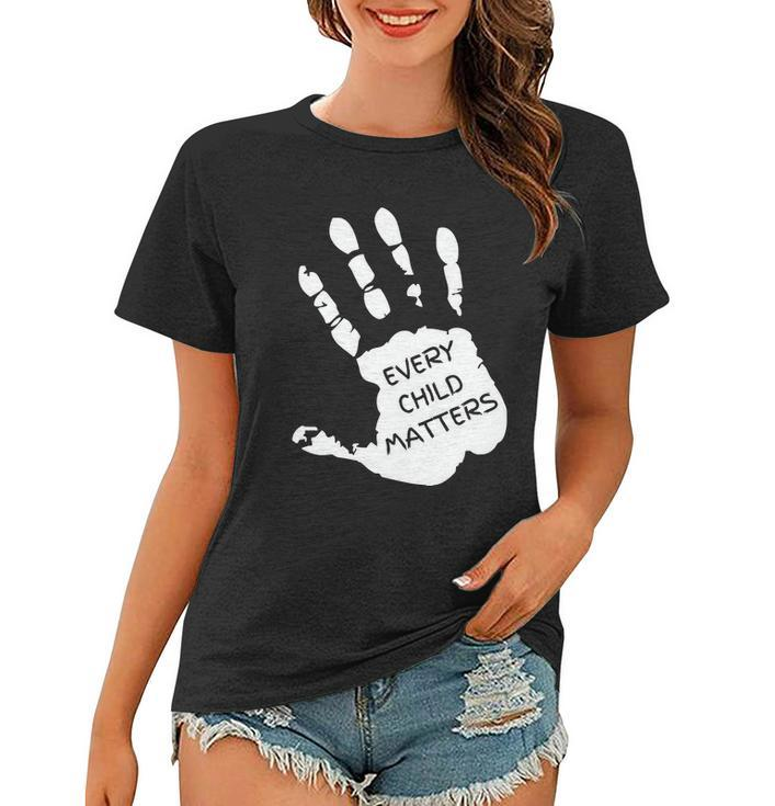 Orange Day Hand Every Child Matters Women T-shirt