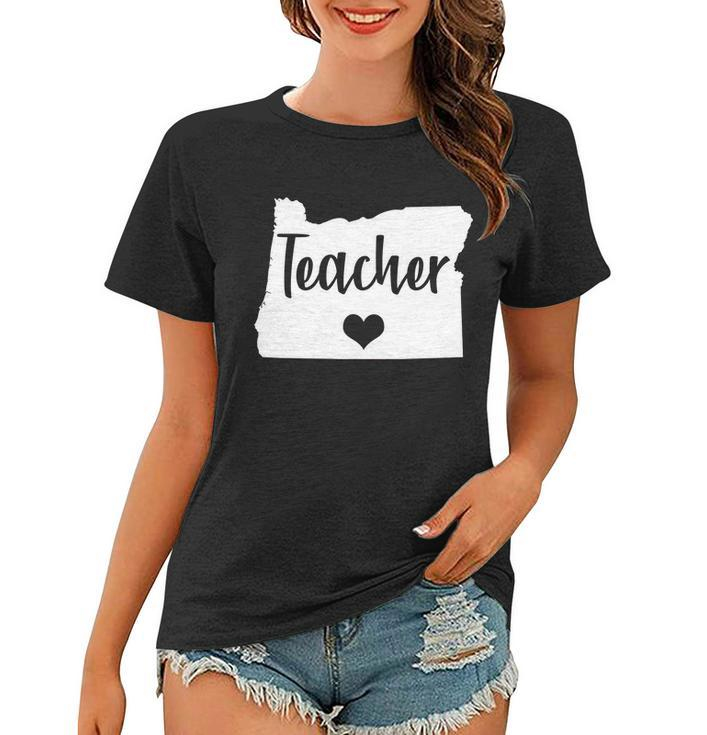 Oregon Teacher Red For Ed Women T-shirt