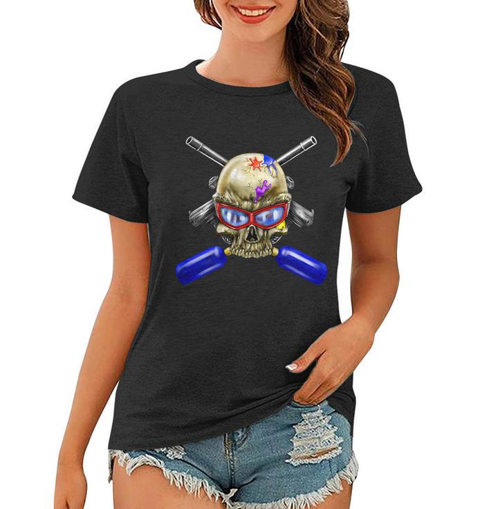 Paintball Skull Women T-shirt